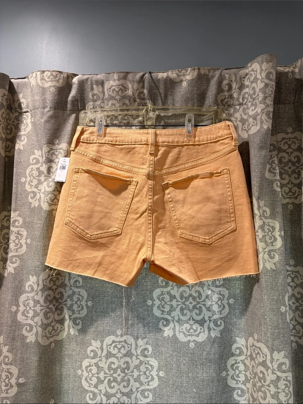 Old Navy Peach-Orange Denim Shorts